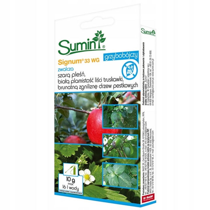 Fungicid granule Signum 33 WG, 10g, pentru legume, combatere boli fungice