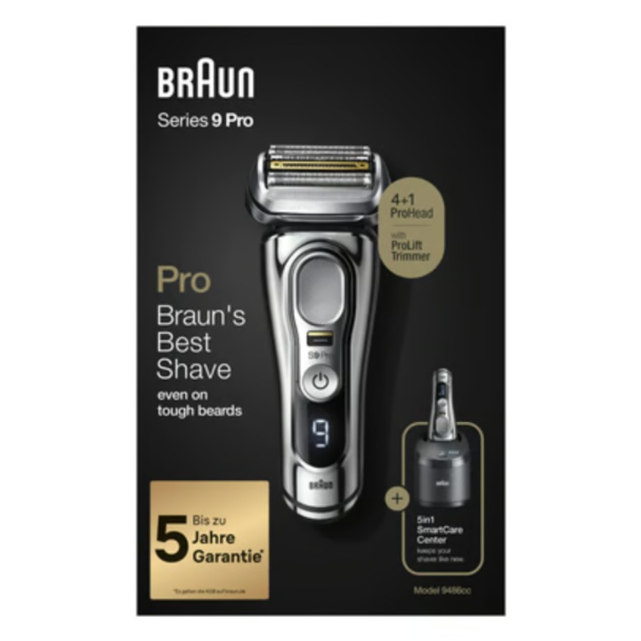Aparat de ras wet&dry BRAUN Seria 9, 9486cc, ProLift Trimmer