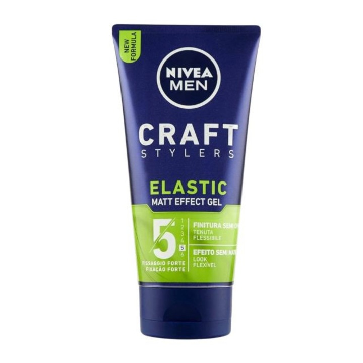 Gel cu efect mat 5 Elastic Craft Stylers NIVEA MEN 150 ml