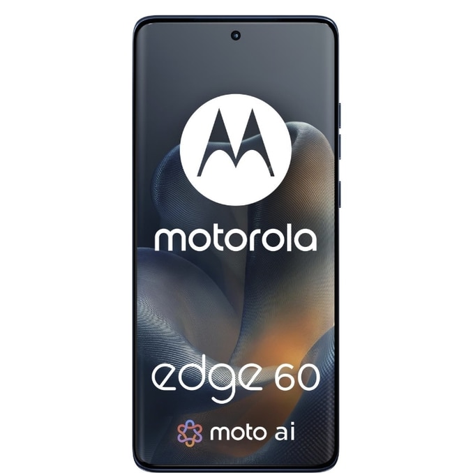 Telefon Mobil Motorola Edge 60, Procesor Mediatek Dimensity 7300, P-OLED 6.67", 12GB RAM, 256GB Flash, Camera Tripla 50 + 10 + 50 MP, Wi-Fi, 5G, Dual Sim, Android (Albastru)