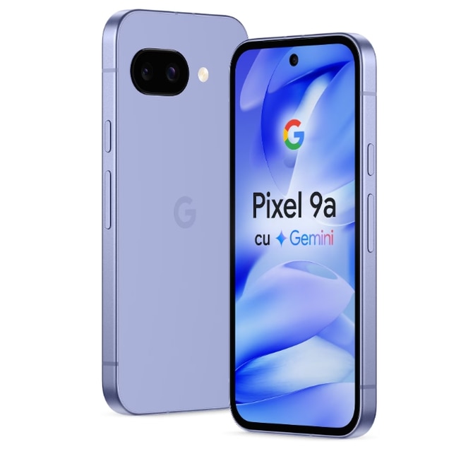 Telefon Mobil Google Pixel 9a, Procesor Google Tensor G4 Octa-core, P-OLED Capacitive Touchscreen 6.3, 8GB RAM, 128GB Flash, Camera Duala 48+13MP, Wi-Fi, 5G, Dual SIM, Android (Albastru)