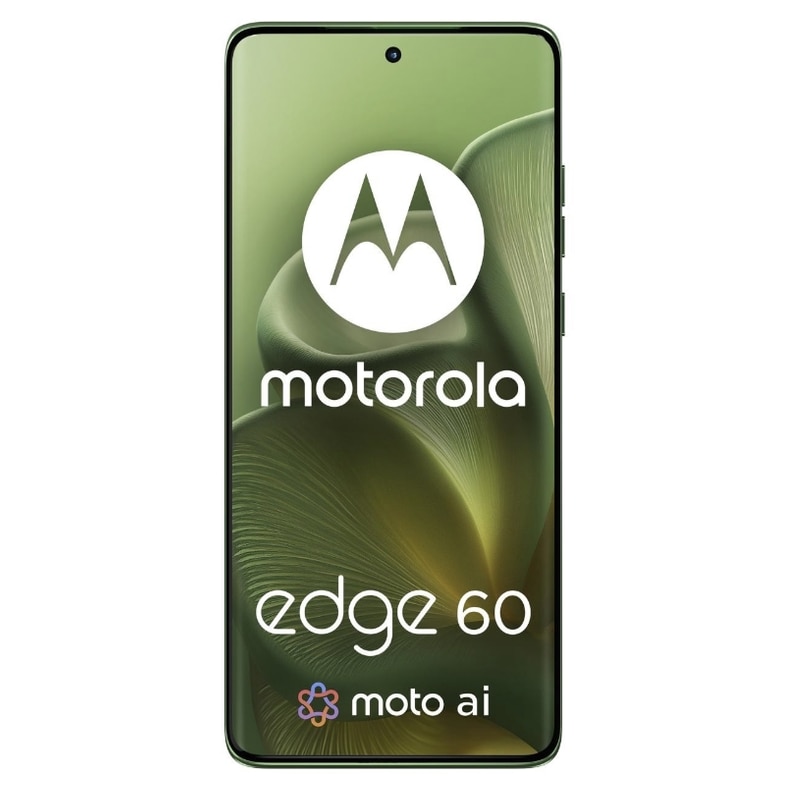 Telefon Mobil Motorola Edge 60, Procesor Mediatek Dimensity 7300, P-OLED 6.67", 12GB RAM, 256GB Flash, Camera Tripla 50 + 10 + 50 MP, Wi-Fi, 5G, Dual Sim, Android (Verde)