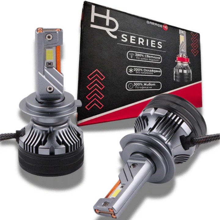 Prémium LED izzók autóhoz Garage 46, H1, 200 W, 60 000LM, 6000K