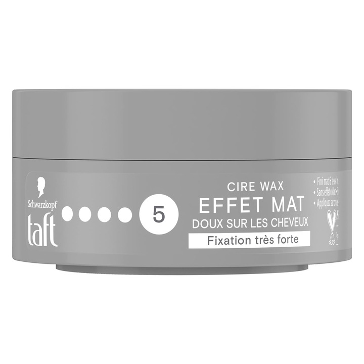 Taft hajwax férfiaknak, matt hatású, erős tartású, 75 ml
