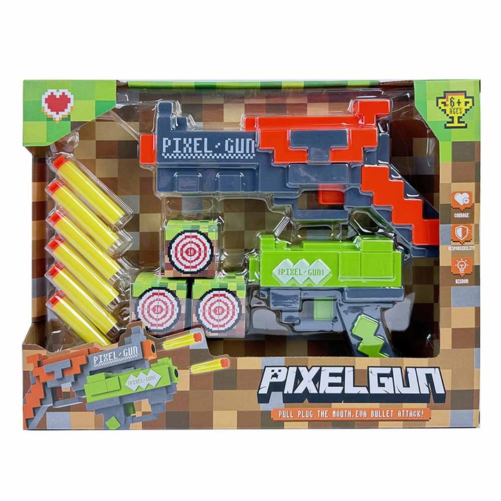 Пистолет с меки стрели, В стил Minecraft