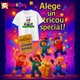 Tricou copii cu Minecraft Vanatorul De Oua, Alb