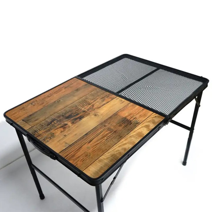 Masa pliabila din plasa de fier, portabila, 70x40x20 cm