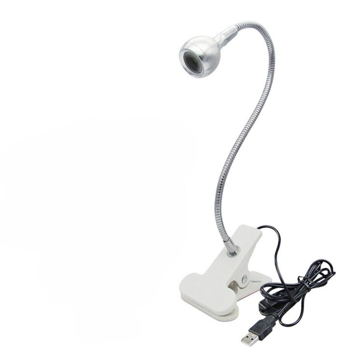 USB-s csíptetős asztali lámpa, éjjeli lámpa, körömlámpa, UV-ragasztó körömlakk szárító lámpa, lila fény, mobiltelefon javító lámpa