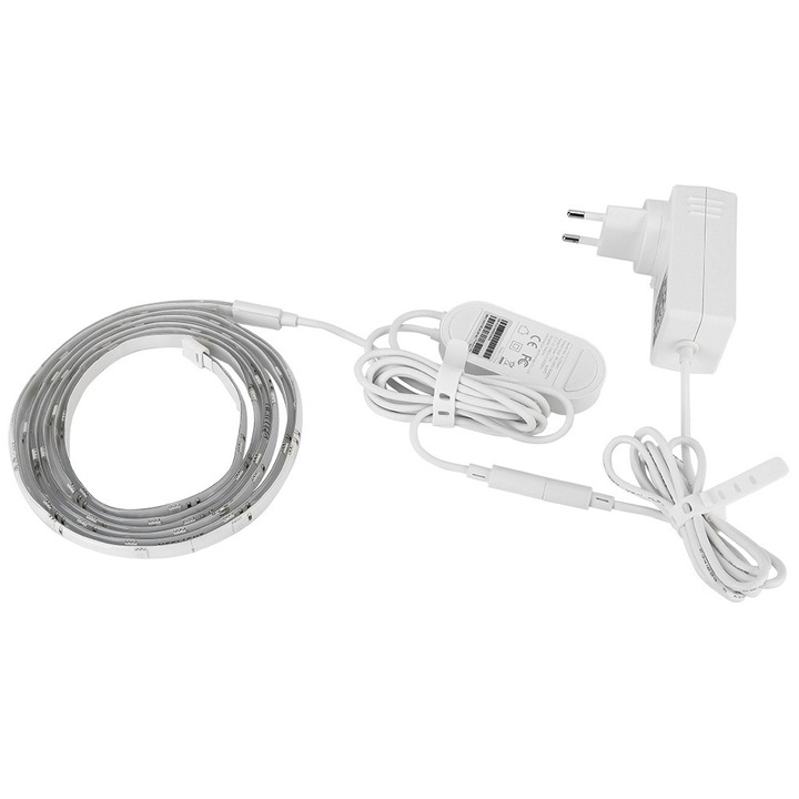 Stecar UE 100-240V 2м Интелигентна безжична LED лентова лампа, WiFi, RGB цветна, за домашна употреба