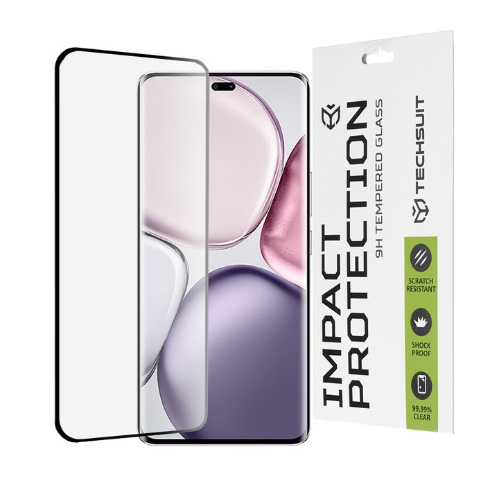 Стъклен протектор за Honor X9c - Smartphosis 111D - Черен