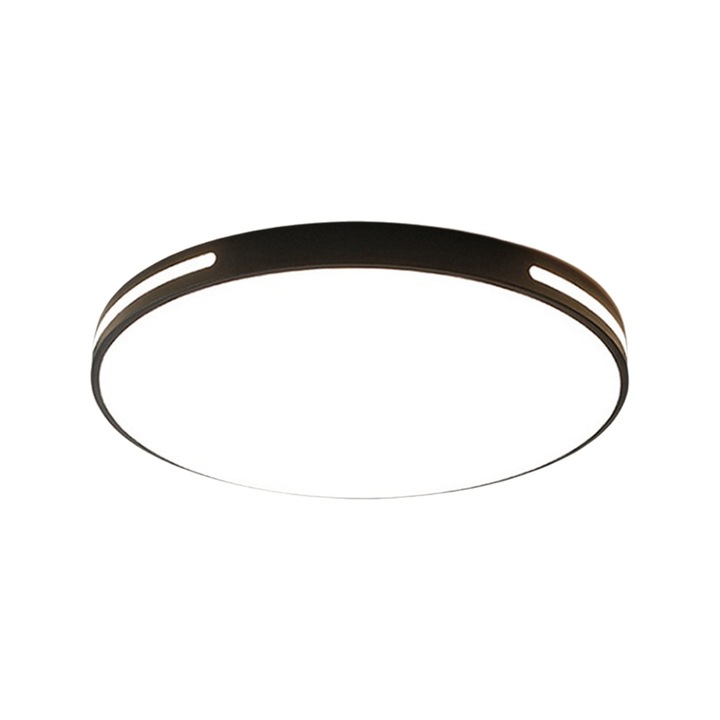 Проста кръгла LED плафониера, осветление за спалня и всекидневна, атмосферно осветление, таванно осветление, лампи с три режима на осветление за коридор