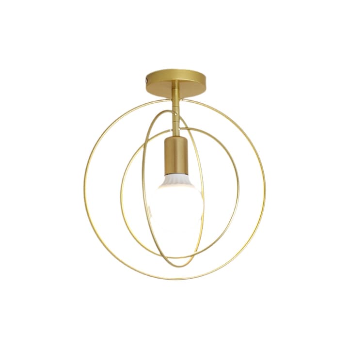 Таванна лампа за коридор, модерно и семпло осветление за балкона на коридора, артистично осветление от ковано желязо за входния прозорец