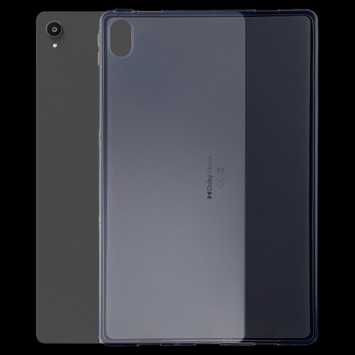 Husa tableta pentru Lenovo Tab P11 (TB-J606F), TPU ultra-subtire 0.75mm, design lucios in exterior si mat in interior, protectie impotriva zgarieturilor, trasparent