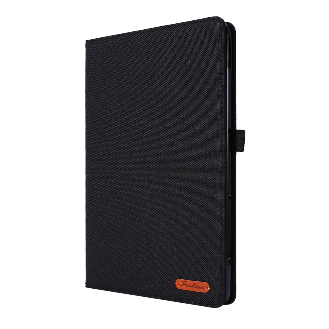 Husa tableta pentru Huawei Matepad Pro 10.8, material panza + TPU, tip plat de protectie cu clip pentru carduri de vizita (Negru)
