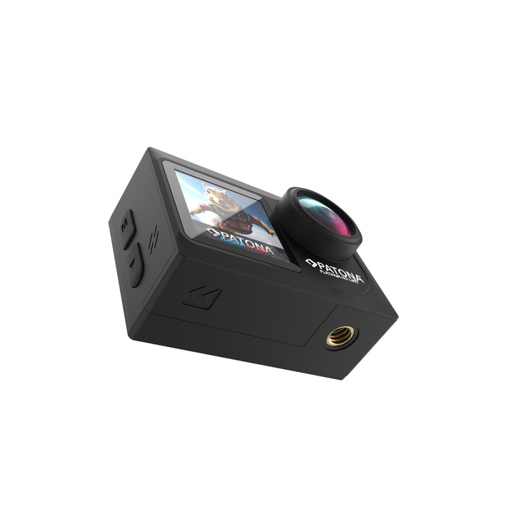 Спортна видеокамера Patona Platinum Action Cam Life SL4, 5K 120fps, EIS, 120° 6G+IR, RC, Wifi