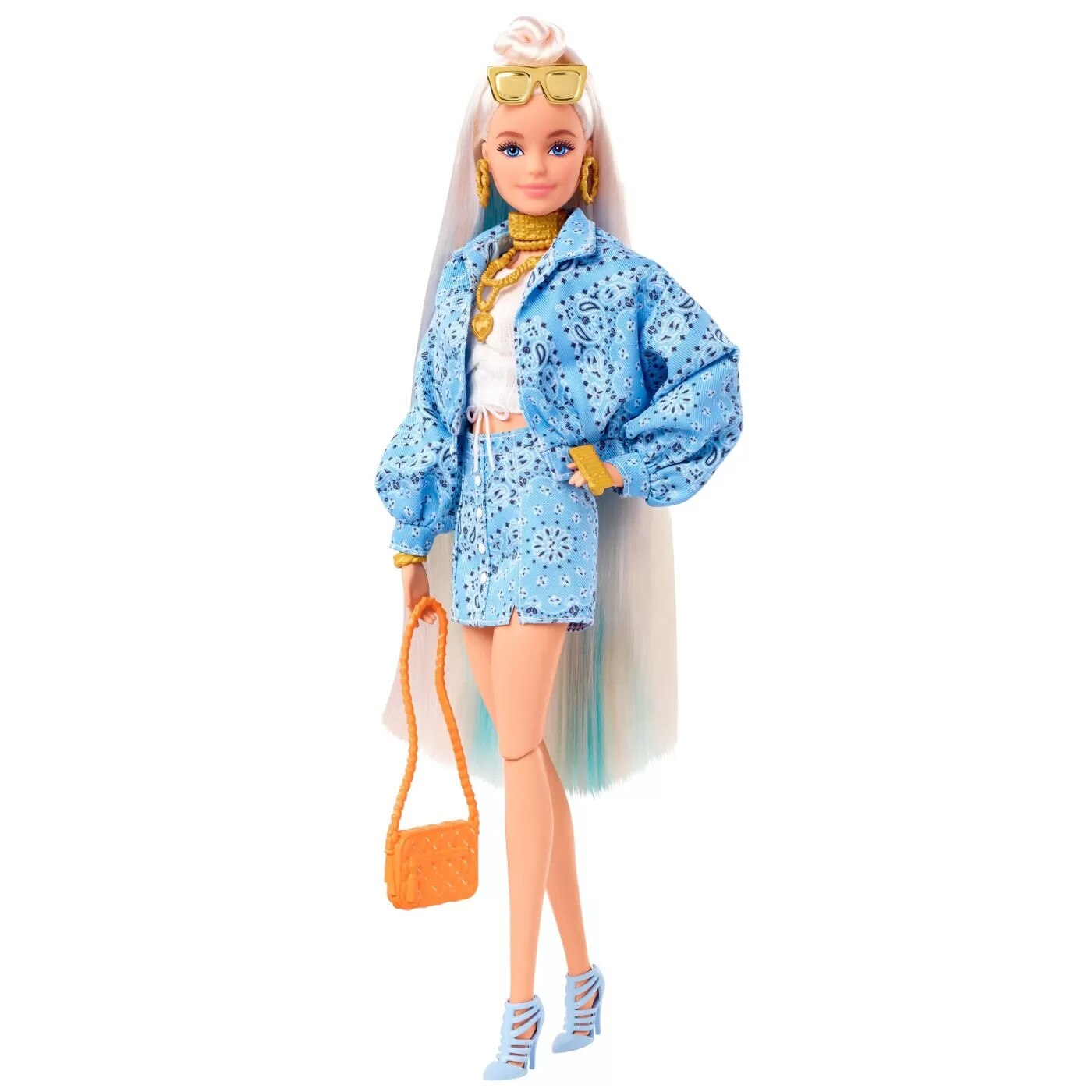 Barbie extra baba Barbie kendővel - eMAG.hu
