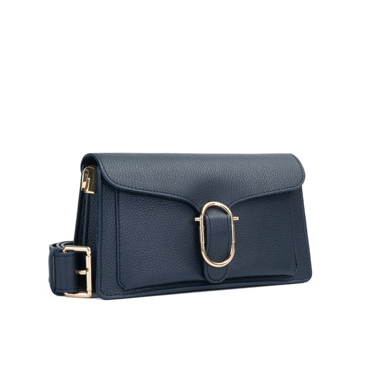 Poseta Piele Anabelle - Bleumarin, Geanta Casual din Piele Naturala, Geanta, Genti