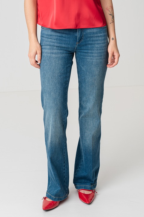 Max&Co, Bővülő szárú farmernadrág, Sötétkék