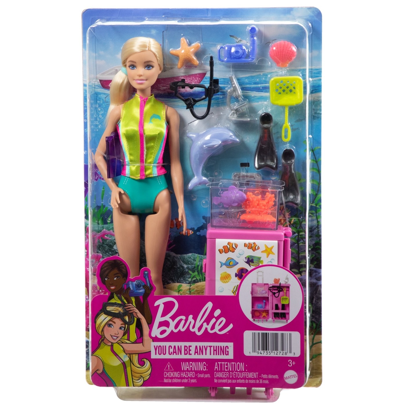 Set de joaca Barbie You can be - Biolog marin