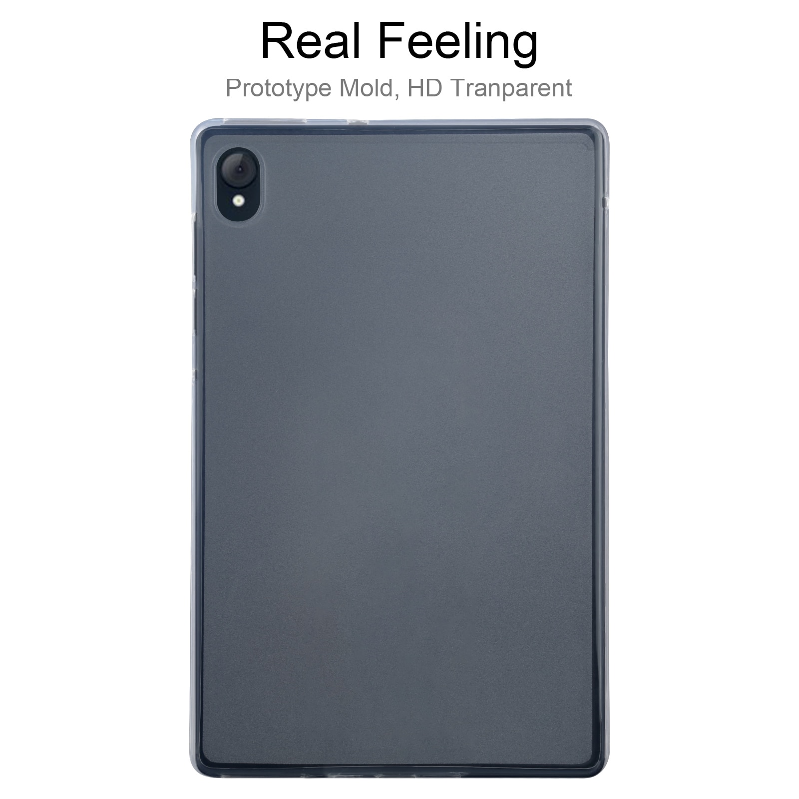 Husa tableta pentru Lenovo Tab K10, TPU mat / lucios, protectie impotriva socurilor, albastru inchis