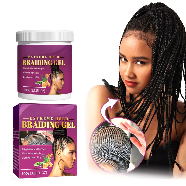 Crema Naturala De Styling Pentru Bucle Puternic Definite, Gel Hidratant Twist & Lock, Gel Cu Fixare Extrema Pentru Par Uscat, Ondulat, Cret Sau Electrizat