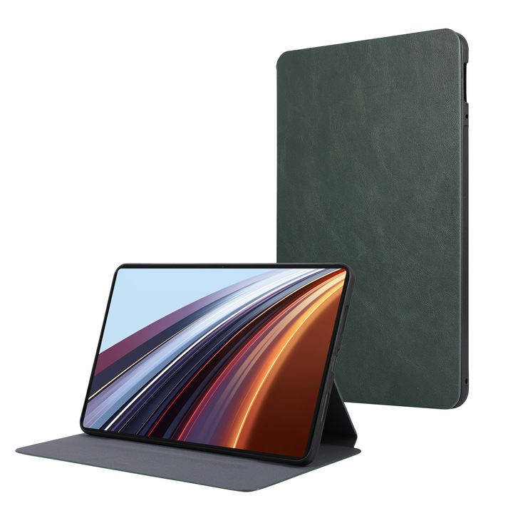Калъф за таблет Honor Pad GT Pro, TPU кожа, тип книга със стойка, защита от надраскване, пълен достъп до портове, зелен