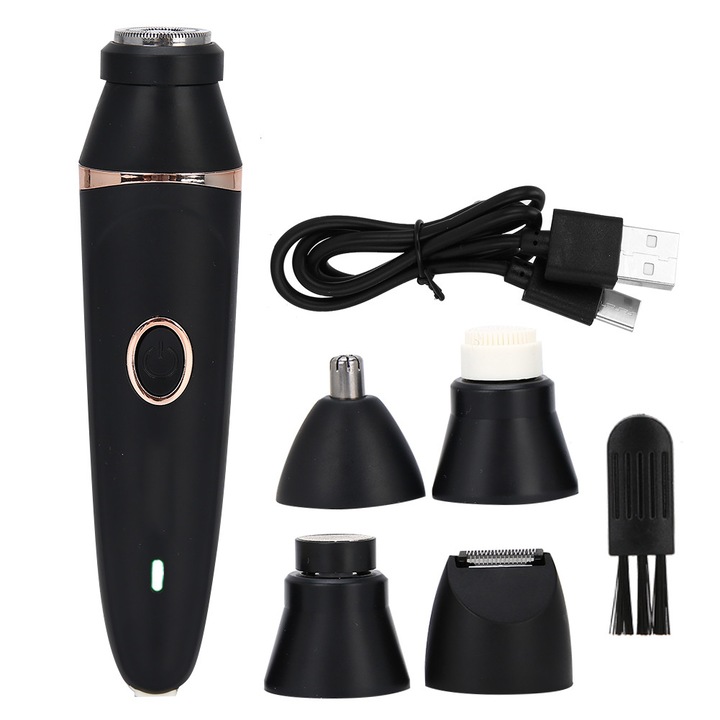 5 az 1-ben elektromos borotva férfiaknak, USB töltéssel, vízálló