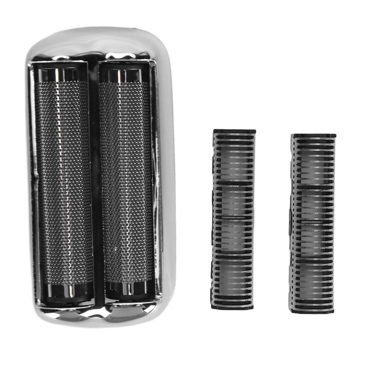 Lama de inlocuire pentru aparat de ras electric FXFS2, taiere fina, design cu margini arcuite, inox, set 2 bucati