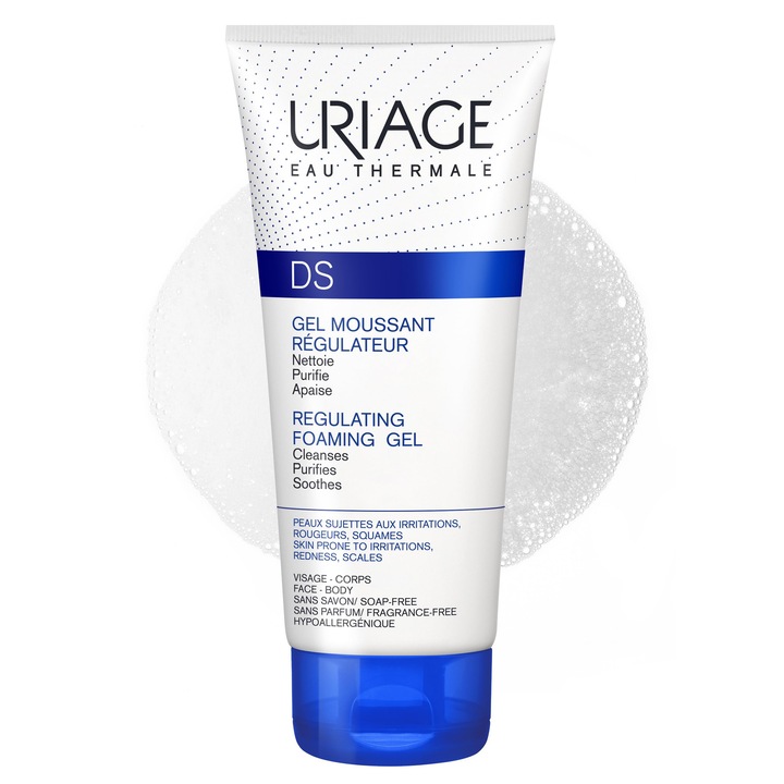 Uriage hajgél, habzásgátlóval, 150ml, hipoallergén, unisex