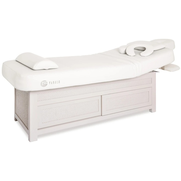 Fabulo Spa Harmony 301 fűthető masszázságy - Szín: fehér