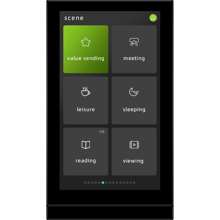 Display Tactil Inteligent LETOUR 5.5 Inch, Negru, Releu Integrat, Control Vocal AI, Smart Home