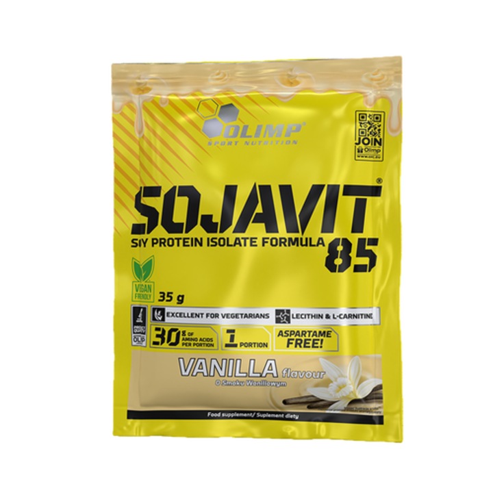 Supliment Alimentar, Olimp, Sojavit 85, aroma de Vanilie, 35 g