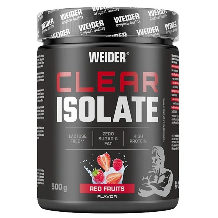 Bautura proteica Clear Isolate 500 gr, Weider, red-fruits