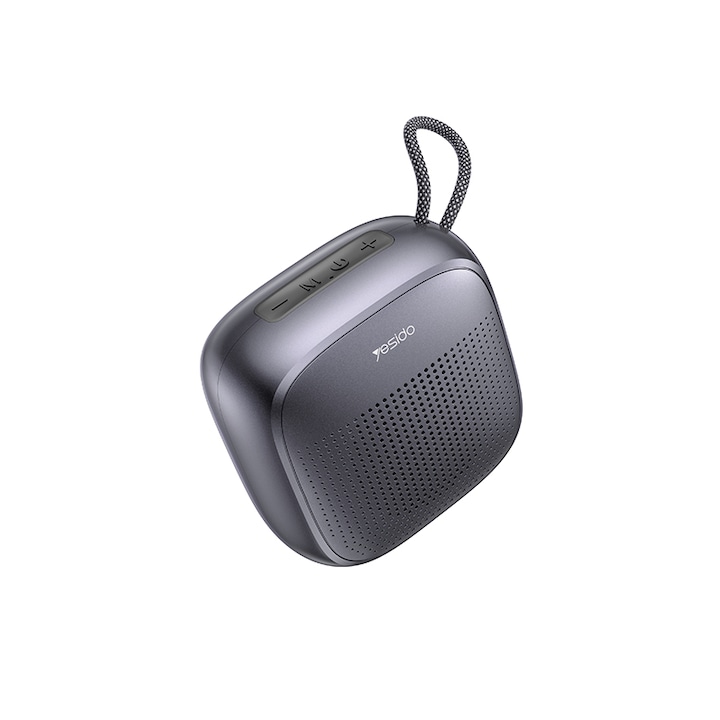 Boxa portabila, Bluetooth 5.3, 900mAh, Alb/Argintiu