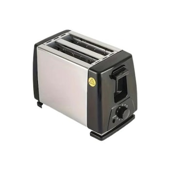 Prajitor de Paine, din Inox, 750W,2 felii, 7 Trepte, Incalzire Coacere,3 functii dedicate tavita firmituri detasabila, Afisaj Digital, maner inteligent, Negru/Inox