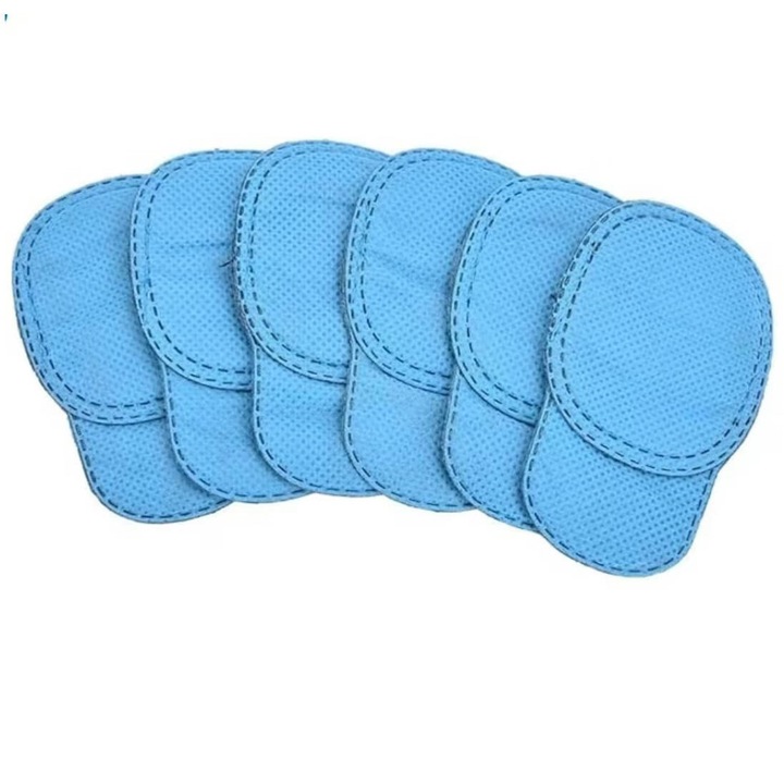 Set de 6 Pachete Textile pentru Occludere, Tratament Amblyopie si Strabism, Reutilizabile, 10.5x5.2cm, Albastru