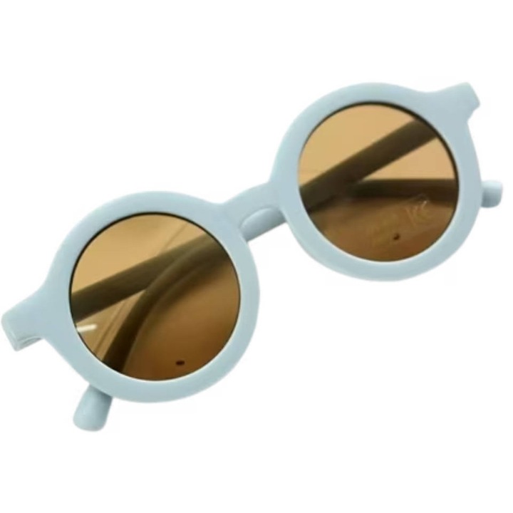 Детски слънчеви очила, 1-5 години, UV 400 защита, сини, със защитен калъф