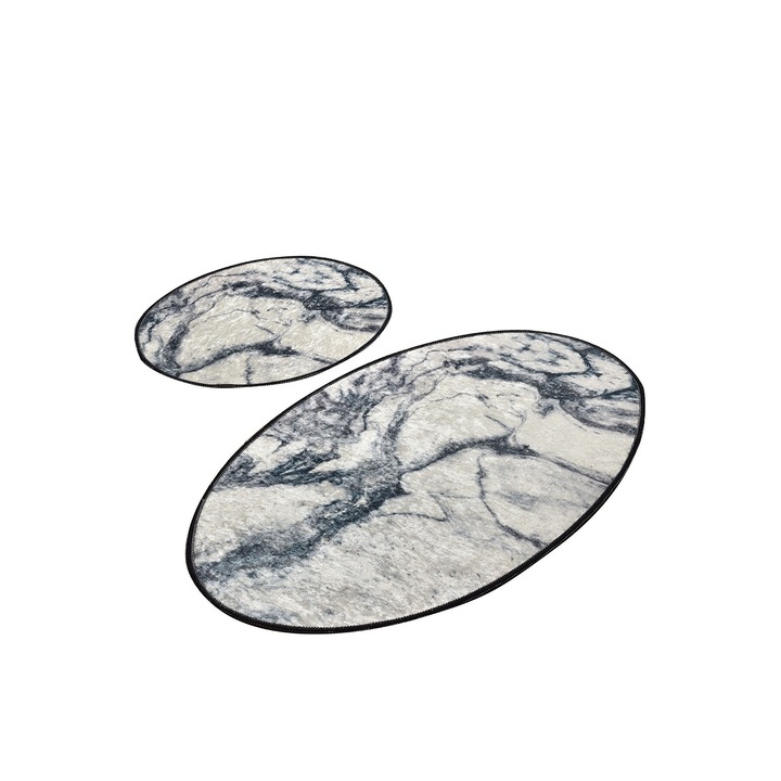 Set covorase baie 2 piese, Comfort Plush, UnicUtil, Multicolor