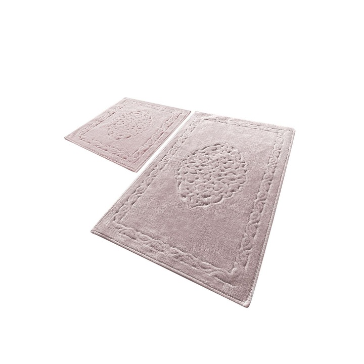 Set 2 covorase de baie, UnicUtil, bumbac, 50 x 60 cm, 60 x 100 cm