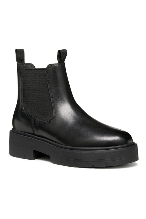 Geox, Ghete Chelsea de piele, Negru