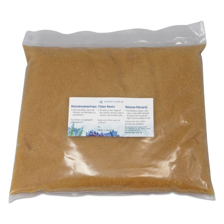 Sistem filtrare Korallenzucht, rasina DI, 1L, pentru apa purificata