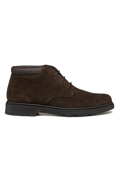 Geox, Ghete Chukka de piele intoarsa, Maro inchis, 43