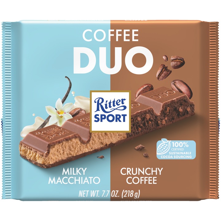 Ciocolata Ritter Sport Coffee Duo, 218g