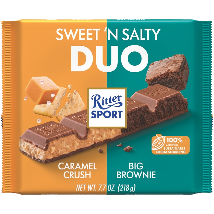 Ciocolata Ritter Sport Sweet N Salty Duo, 218g