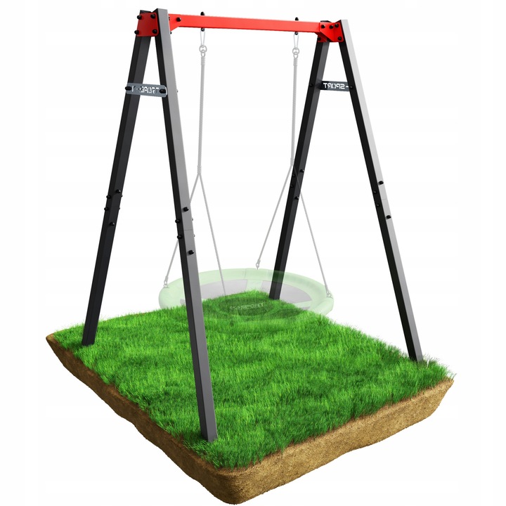 Hintakeret, K-Sport, Ksoz016, Fém, Maximális teherbírás 200 kg, Gyerekeknek, Könnyen összeszerelhető, 3 az 1-ben, 206 x 140 x 164 cm, Többszínű