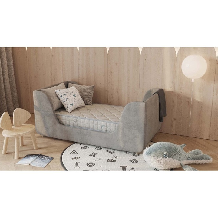 Saltea ortopedica Baby Dream, Geladi, ferma cu spuma HR, 120 x 60, H12 cm