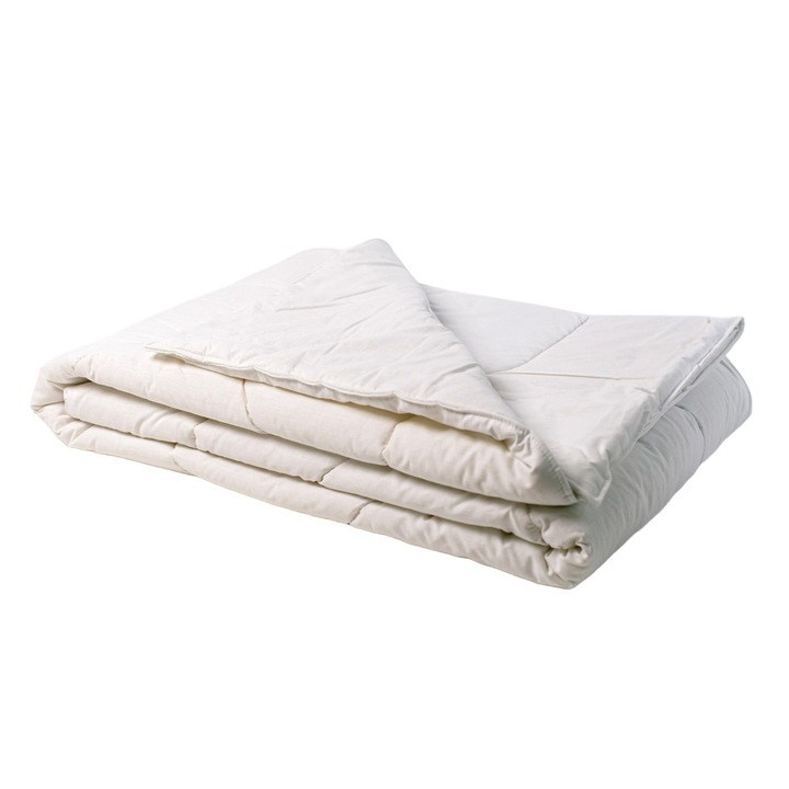 Pilota Somnialis, lana, alb, 200 x 220 cm