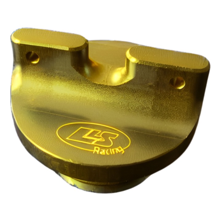 Yamaha olajtartály sapka – LLS Racing Italia – M20x2.5 – Ergal alumínium, arany