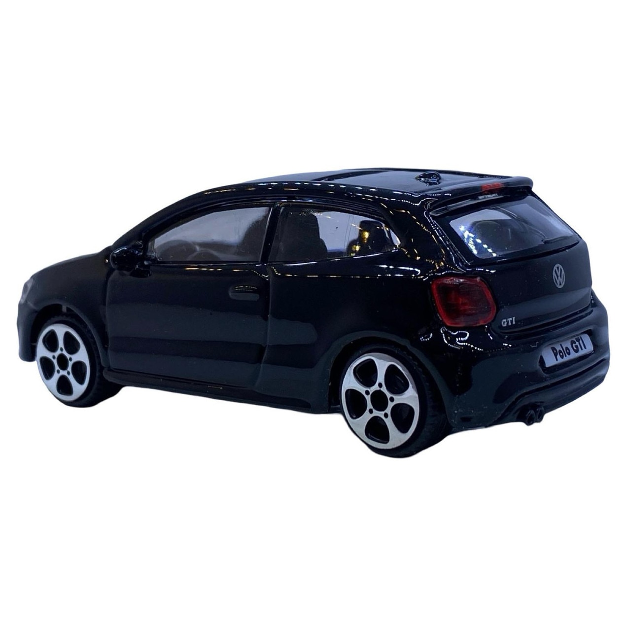 Macheta Volkswagen Polo GTI Mark 5 1:43 Negru - Bburago Street