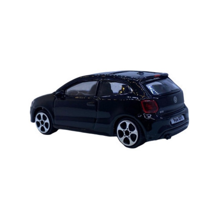 Volkswagen Polo GTI Mark 5 1:43 fekete modellautó - Bburago Street Fire